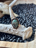 Tibetan Turquoise Copper Adjustable Ring