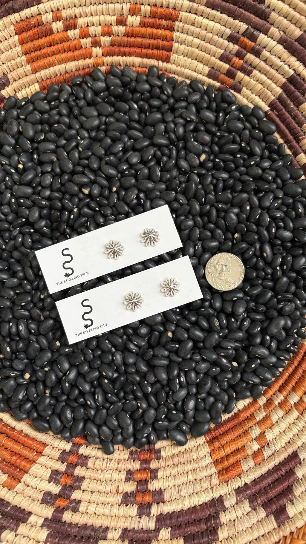 FLOWER CONCHO STUDS