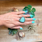 MJ Ring Free-Form Light Turquoise
