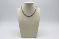 4mm Faux Pearl Western Necklace with Turquoise Pendant — 16 Inch with Extender