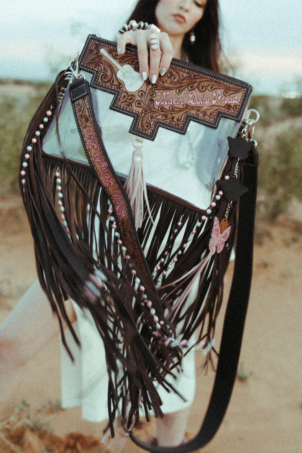 Pre Order Dolly Taught Me Clear Bag a Haute Southern Hyde by Beth Marie Exclusive