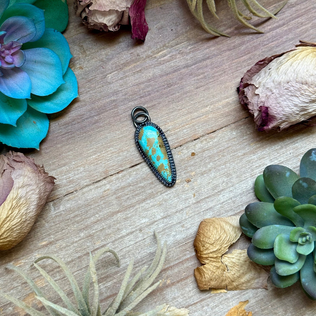 FREE Sterling Silver Pearl Necklace + MJ Royston Turquoise Pendant