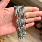 Faceted Moonstone Necklace – 19" 3mm