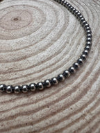 5mm Sterling Pearl Necklace — 16 inch