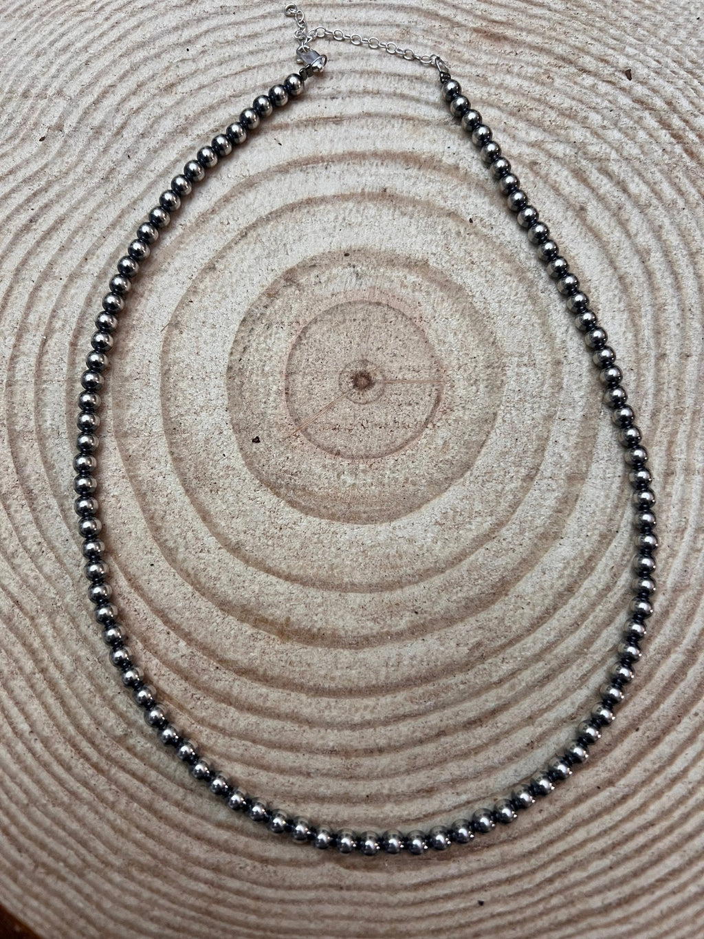 5mm Sterling Pearl Necklace — 18 inch (Made in USA)