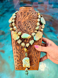 One Time Pieces – Green Turquoise & Sterling Silver Necklace Collection