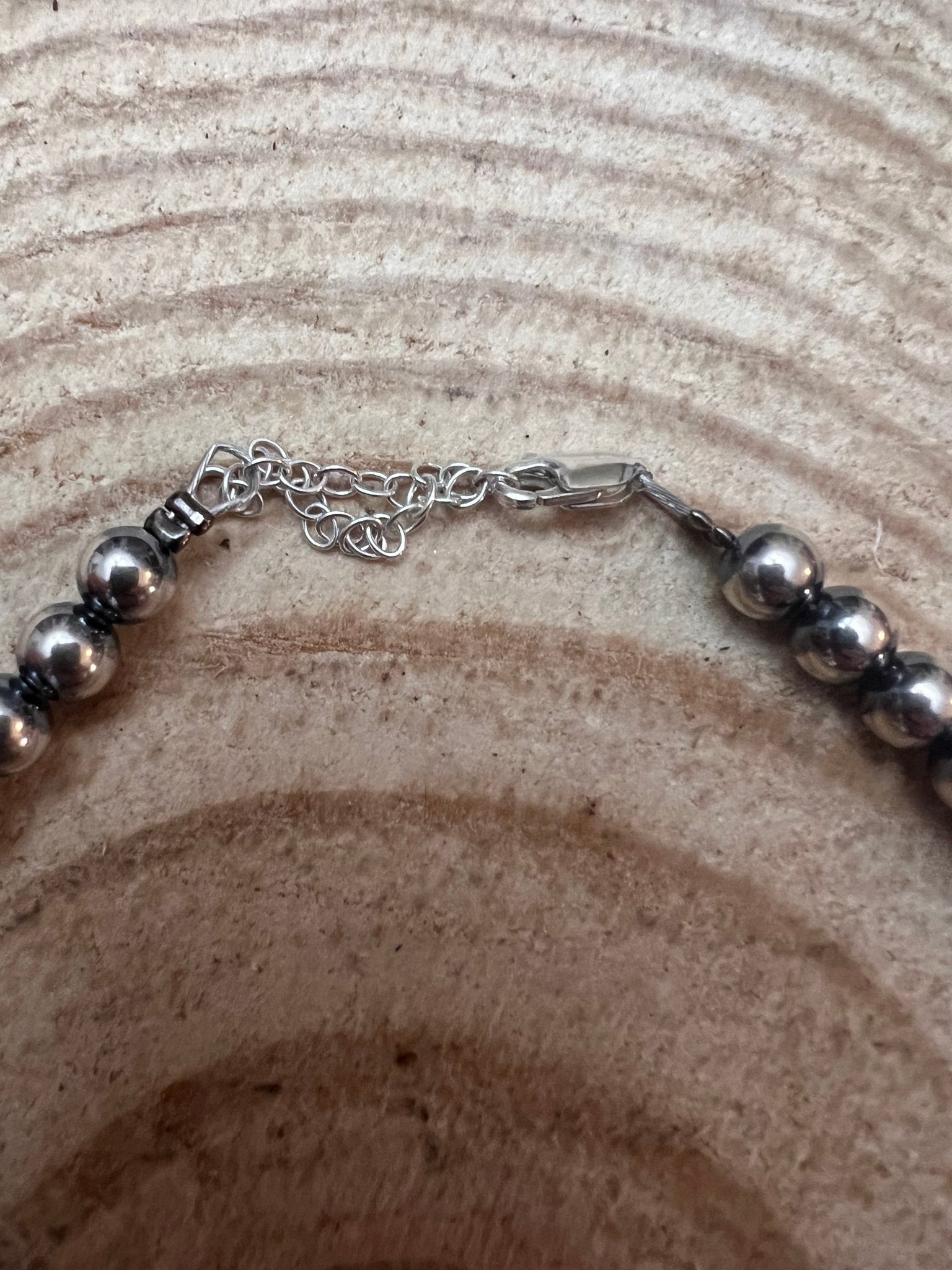 6mm Sterling Pearl Necklace — 18 inch