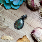 MJ Turquoise Pendant – Sterling Silver