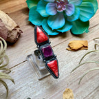 MJ Ring Red & Purple Spiny Ring