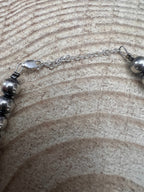 8mm Sterling Pearl Necklace — 16 inch