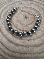 8mm Sterling Pearl Bracelet — 6.5 inch