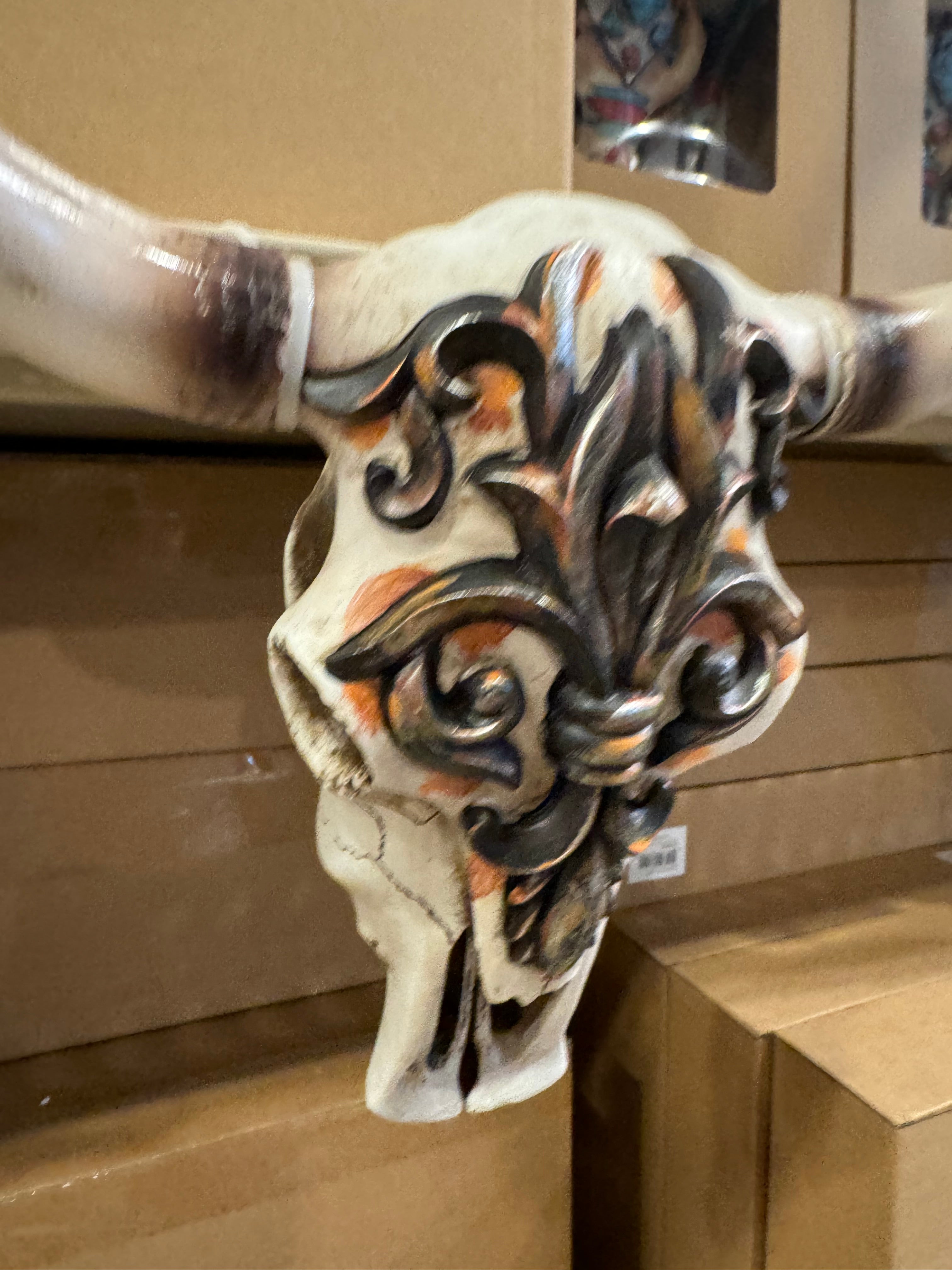 Fleur de Lys Cowskull