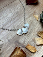 Shell Teardrop Chain Necklace – 16"