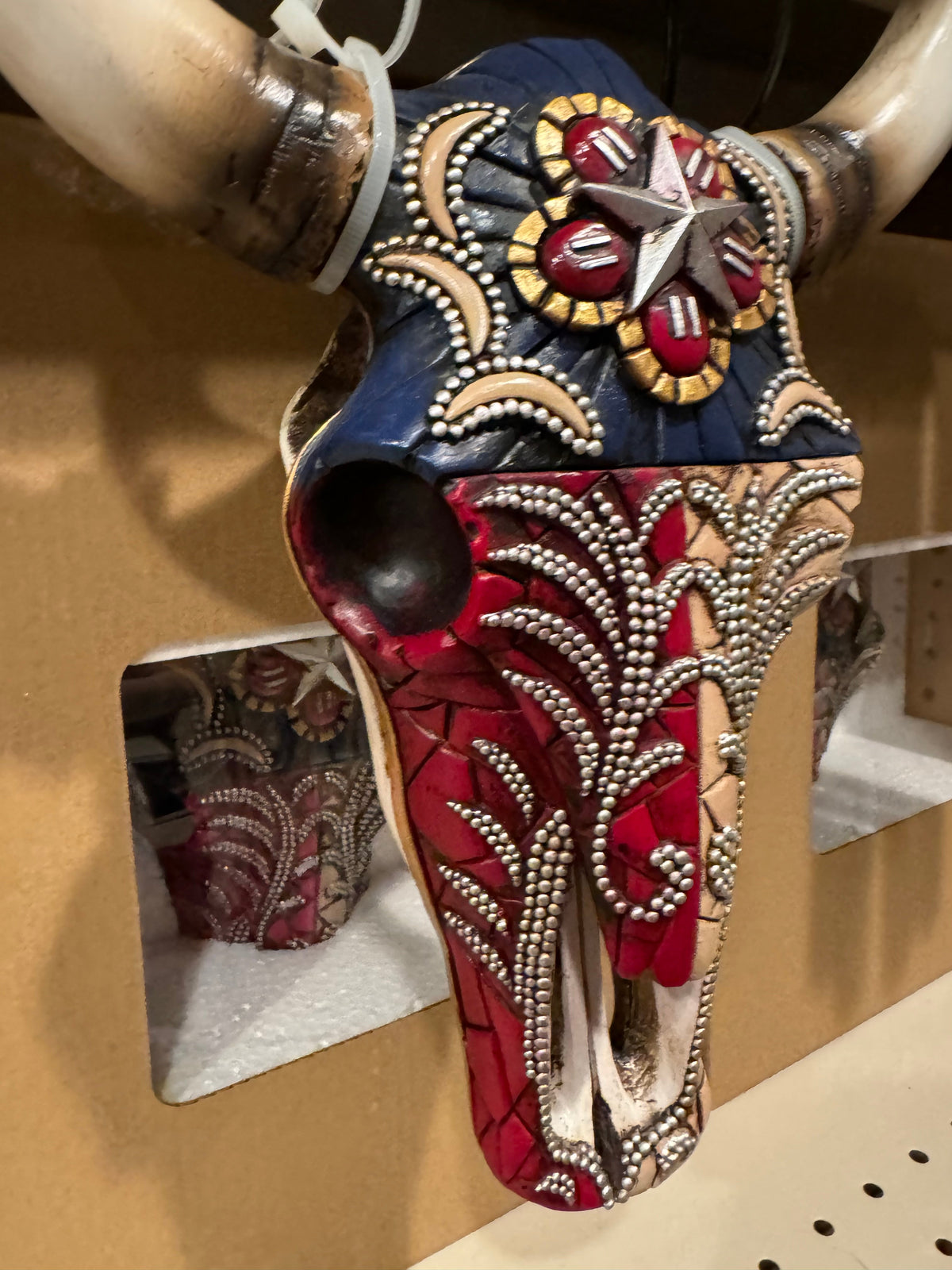 Texas Embellished Cowskull