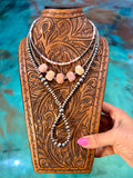 Pink Pearl, Pink Opal & Sterling Silver 3-Piece Necklace Pick Your Favorite