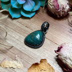 MJ Turquoise Pendant – Sterling Silver