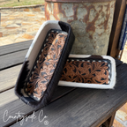 Tooled Leather & Cowhide Tray