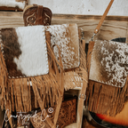 Bessie Cowhide Western Purse