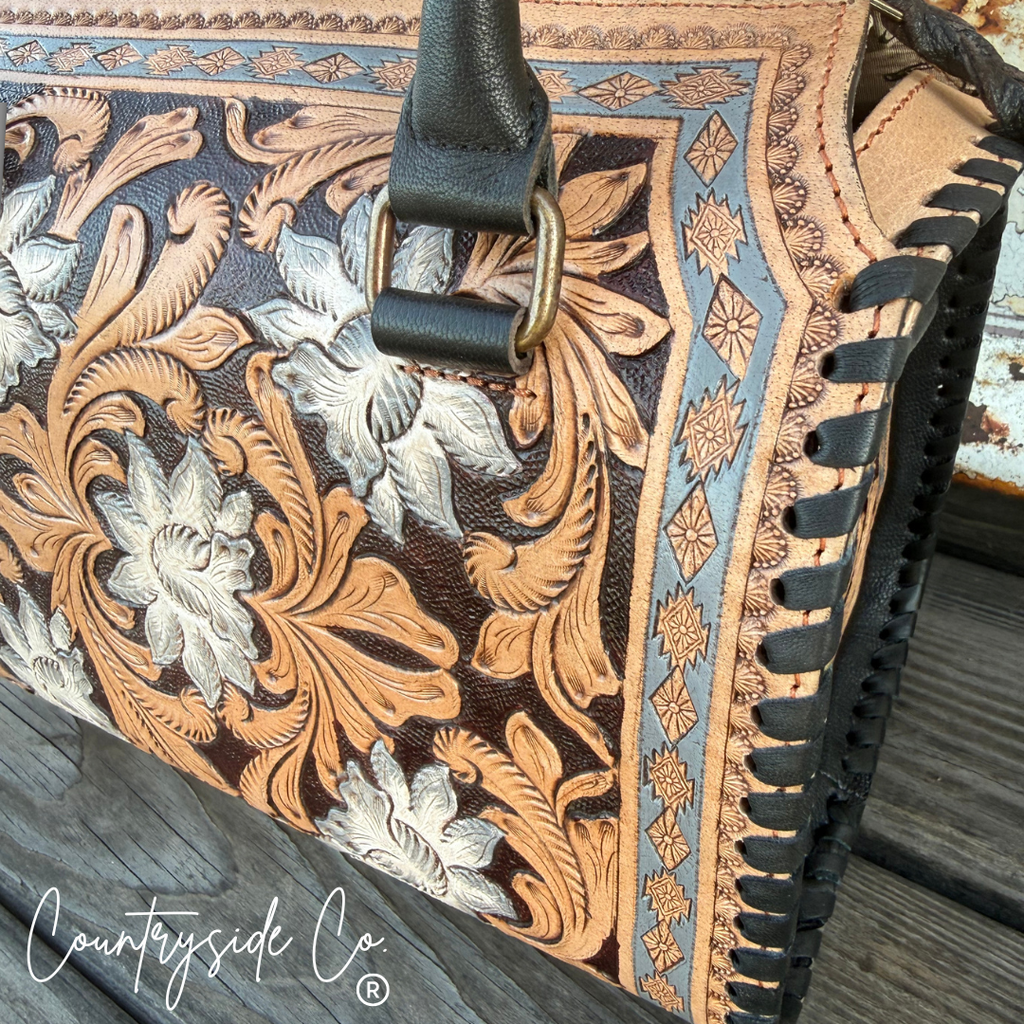 Stella Tooled Leather Speedy Bag