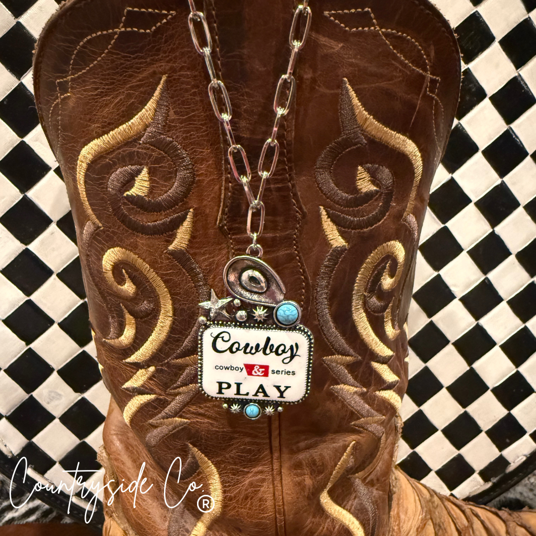 Cowboy Play Statement Necklace
