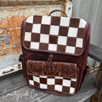 Victory Cowhide Conceal Carry Backpack Laptop Bag