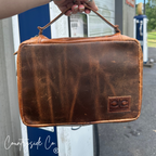 Cowhide Book Bible Cover