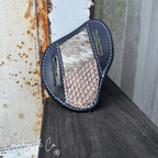 Cowhide and Tooled Leather Knife Sheath