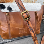 Lone Star Cowhide Concealed Carry Purse