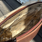 Cattleman Luxe Checkered Cowhide Concealed Carry Purse