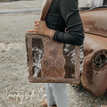Lucille Conceal Carry Cowhide Leather Tote Purse