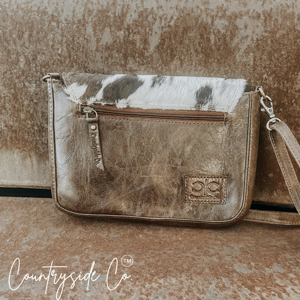 Maple Cowhide Crossbody Purse