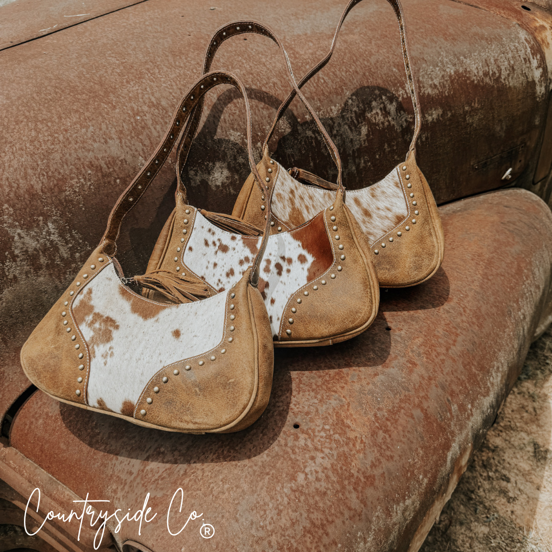 Rodeo Royalty Cowhide Leather Handbag