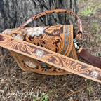 Stella Tooled Leather Concealed Carry Handbag