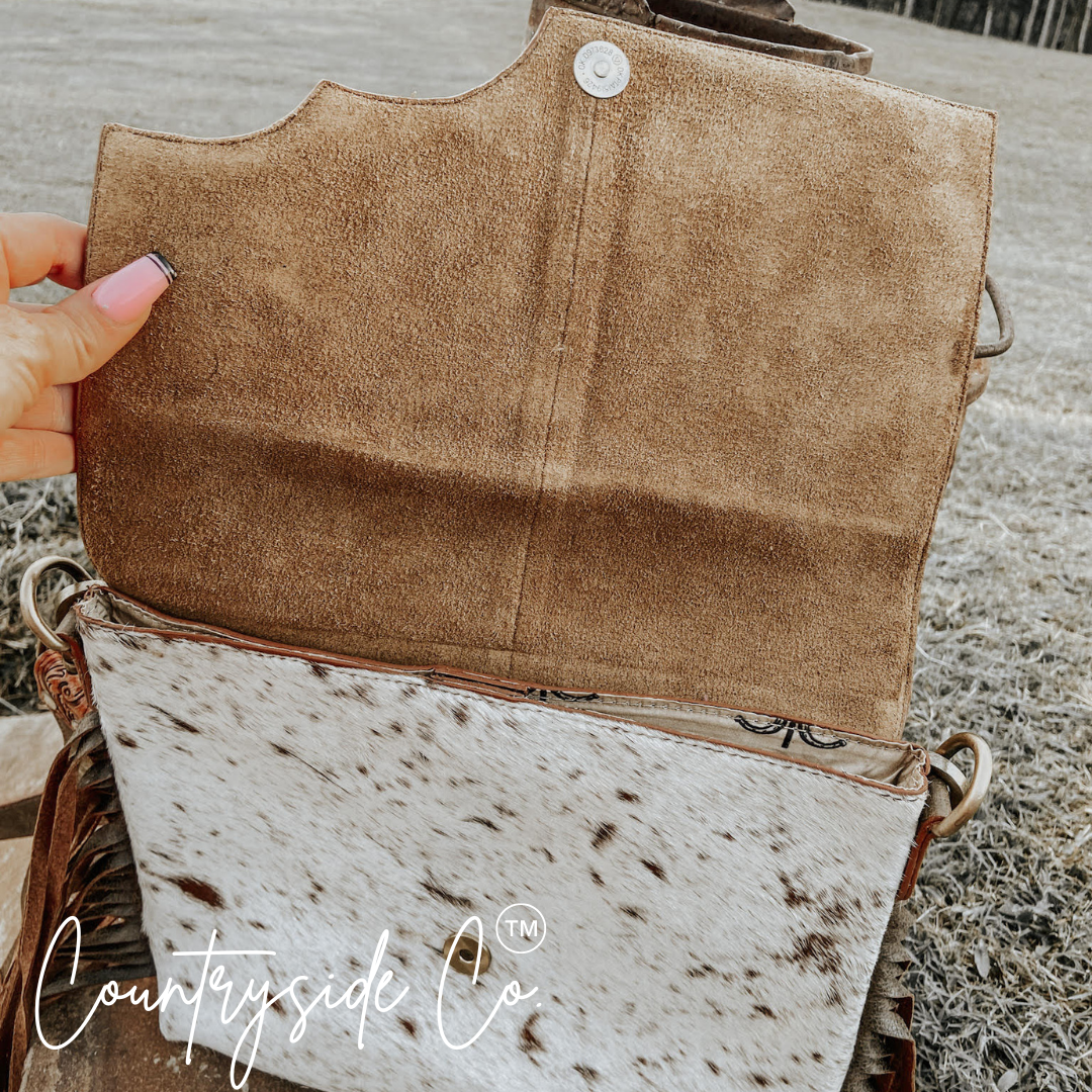 Georgia Conceal Carry Tooled Leather Purse