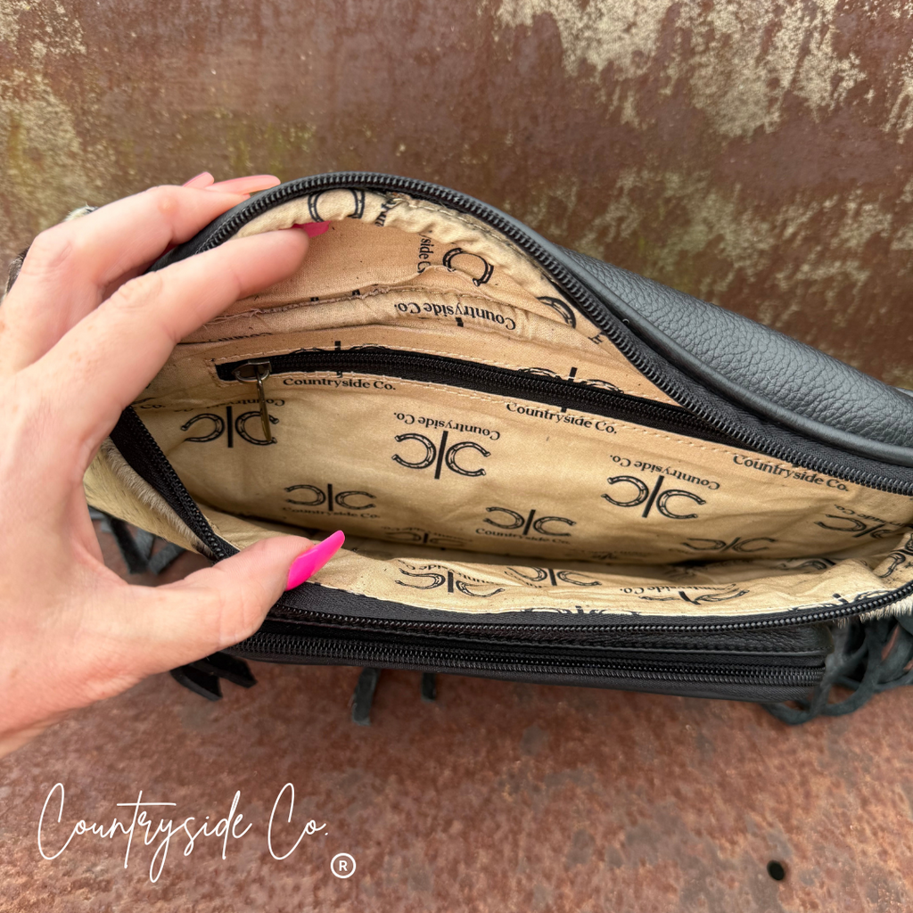 Austin Cowhide Sling Festival Bag