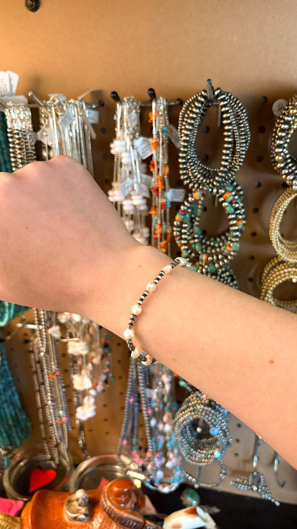 FRESHWATER PEARL STRETCH BRACELET