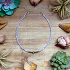 Purple Shell Necklace –  15"