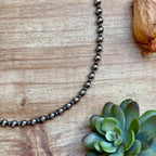 18-Inch Alternating Sterling Silver Pearl Necklace