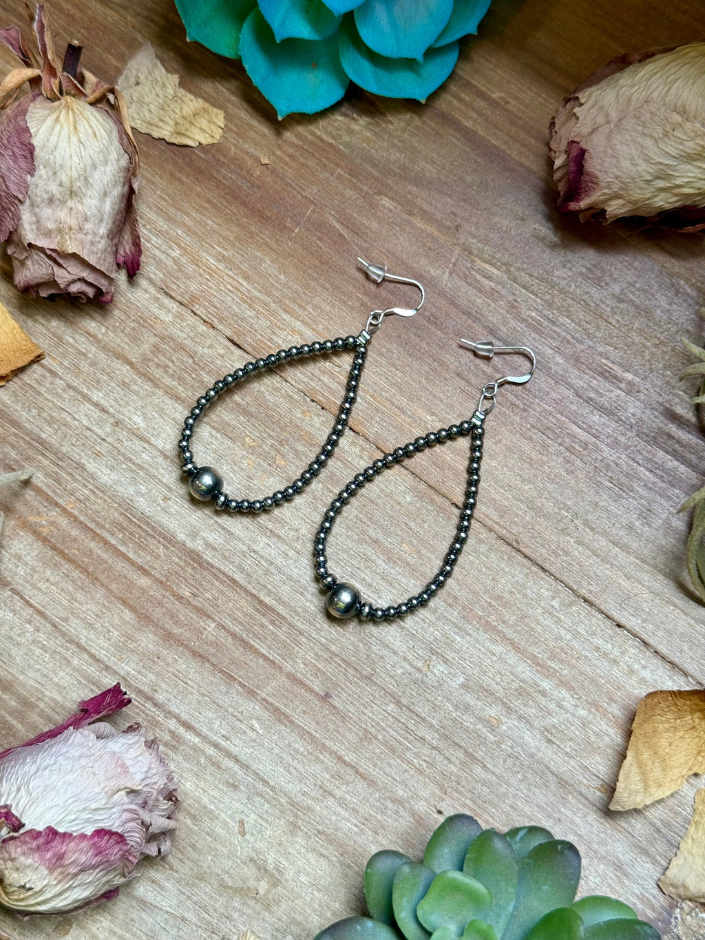 Sterling Silver Teardrop Earrings
