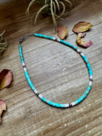 Turquoise Variscite & Pink Conch Choker – Exclusive Bijoux FAB Design