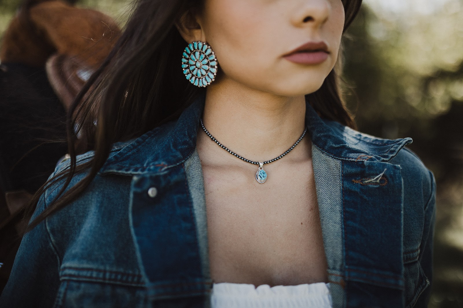 ALICIA WILSON XL TURQUOISE CLUSTER STUDS