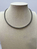 4mm Sterling Pearl Choker — 14 inch