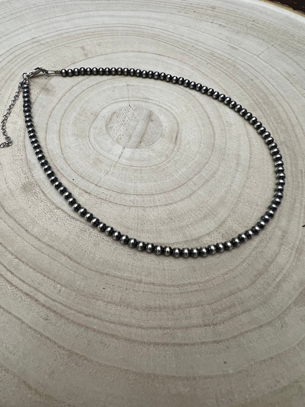 5mm Sterling Pearl Choker — 14 inch