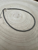 5mm Sterling Pearl Choker — 14 inch
