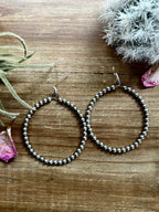 Silver Plated Hoop Earrings