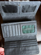 Black and White Cowhide wallet