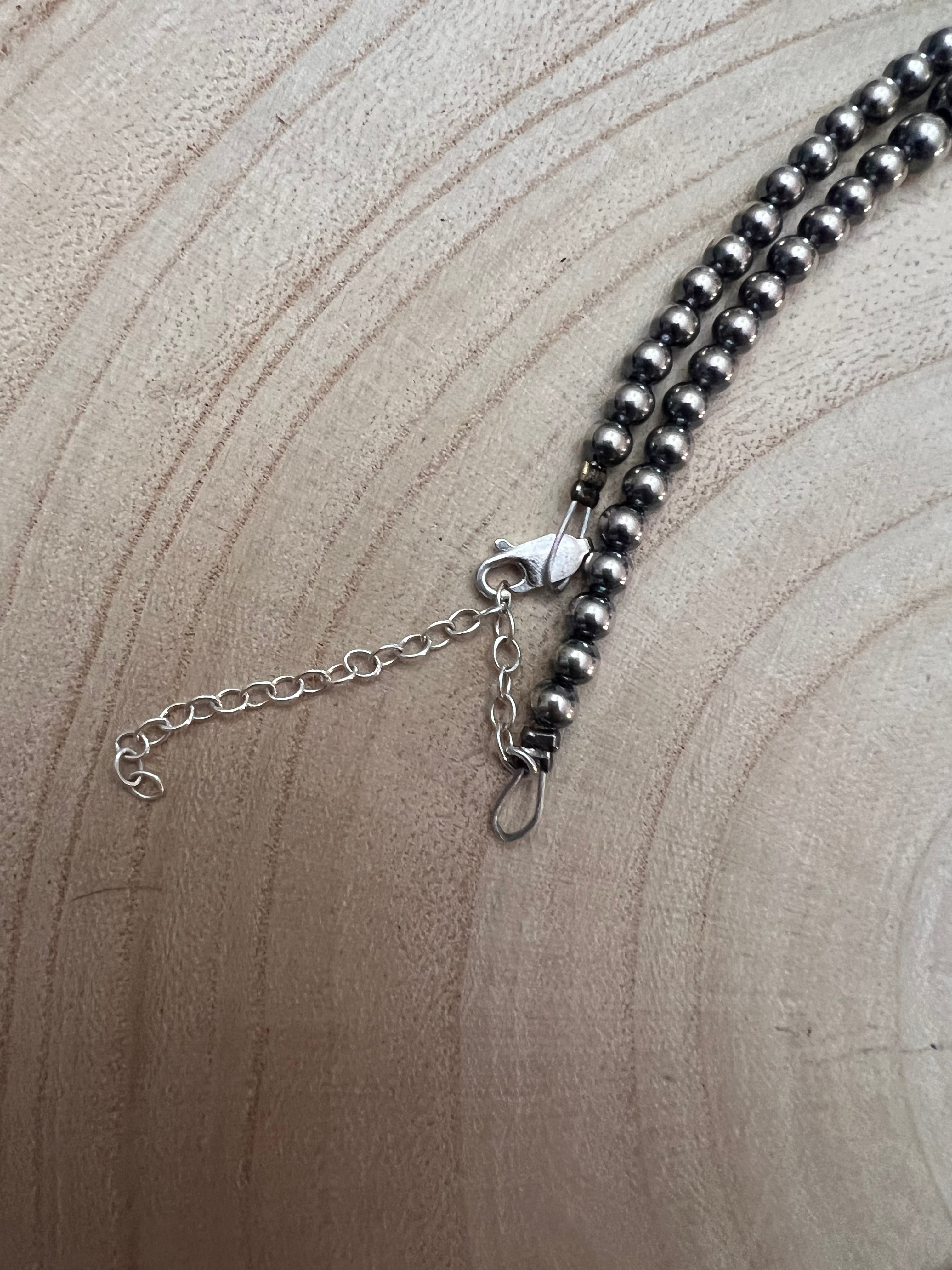 Graduated Sterling Pearl Necklace — 28 inch (Made in USA, 4-5-6-8mm)