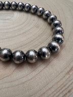 14mm Sterling Pearl Necklace — 16 inch
