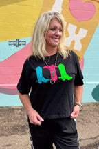 Neon Boots Tee