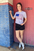 Bit of Freedom Tee- GRAY